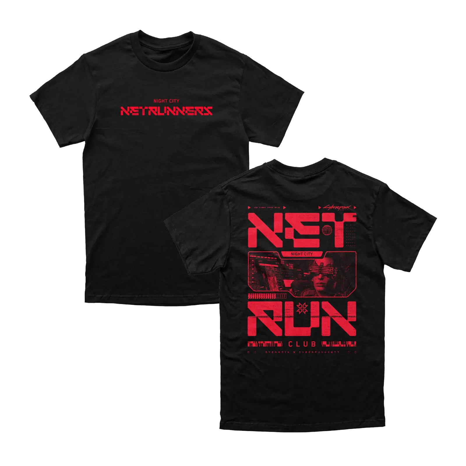 Cyberpunk 2077 - Net Run Club Tee (B)