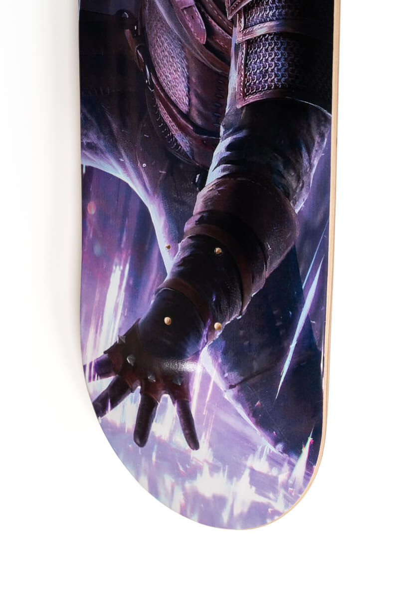 The Witcher Geralt Yrden Skateboard Deck
