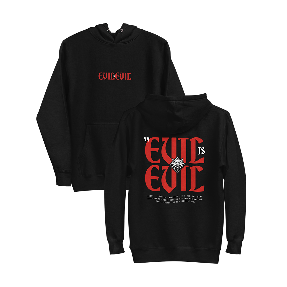 The Witcher: Evil is Evil Hoodie